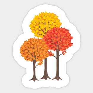 Tree Trio Sticker